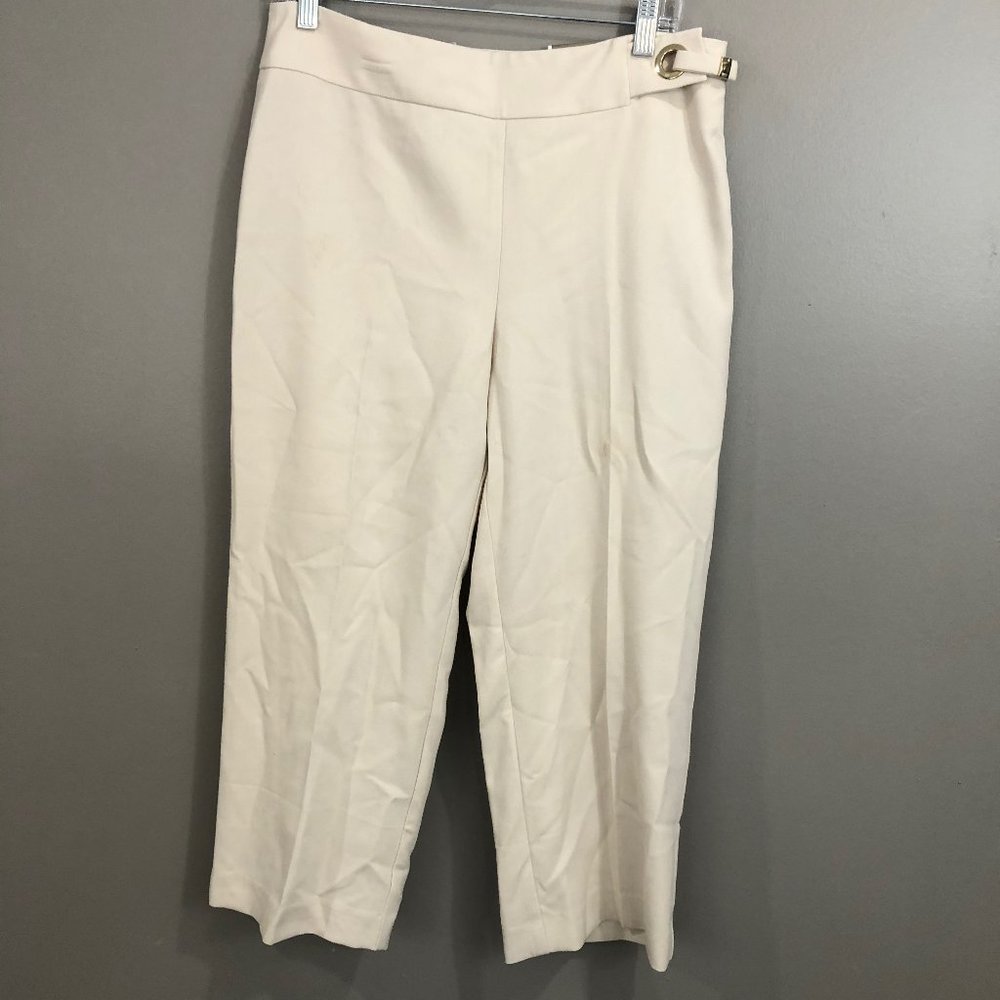 Chico's 0.5 NEW Winter White Pants